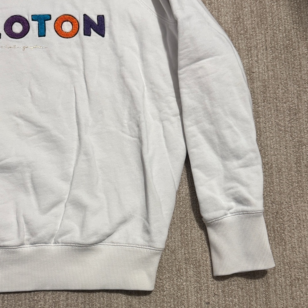 Spiritual Gangster x Peloton Raglan Crewneck Sweater Women’s Size M Pullover - Picture 2 of 9